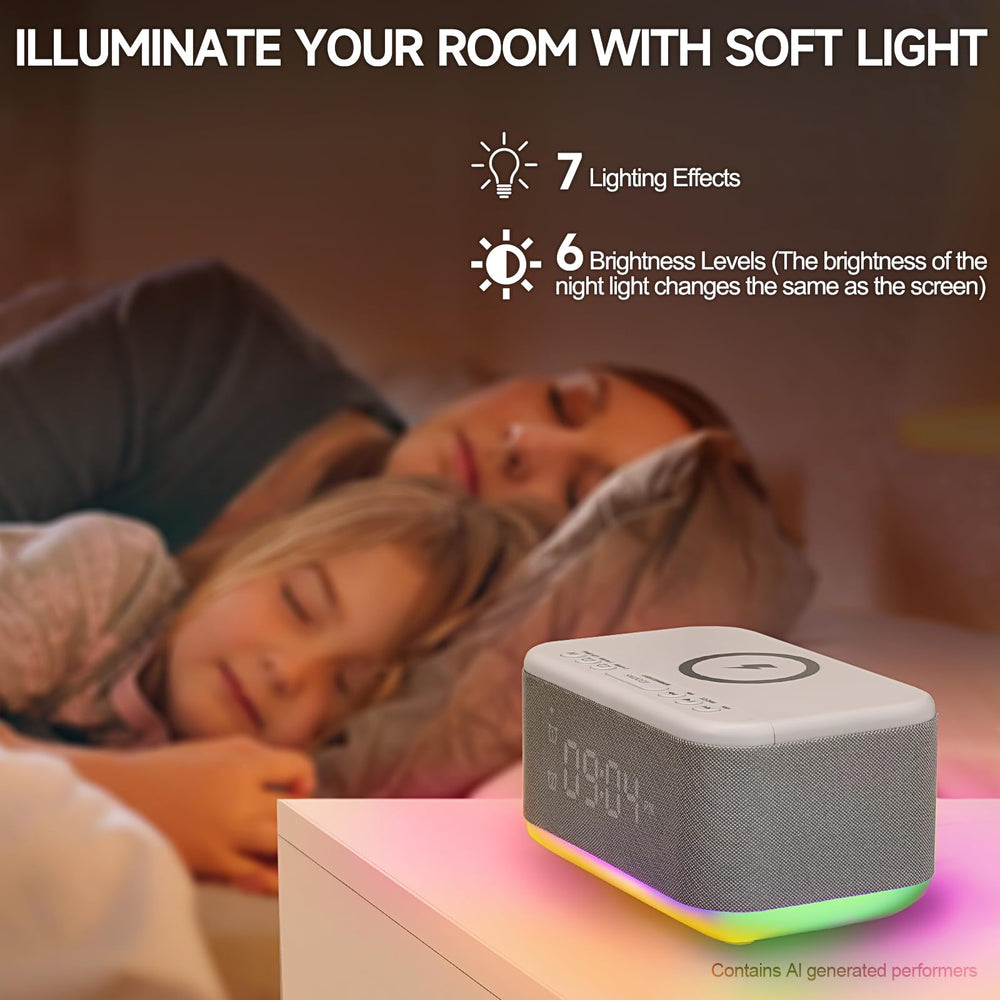 Broserengy Tech posé sur un chevet, intégration élégante dans la chambre