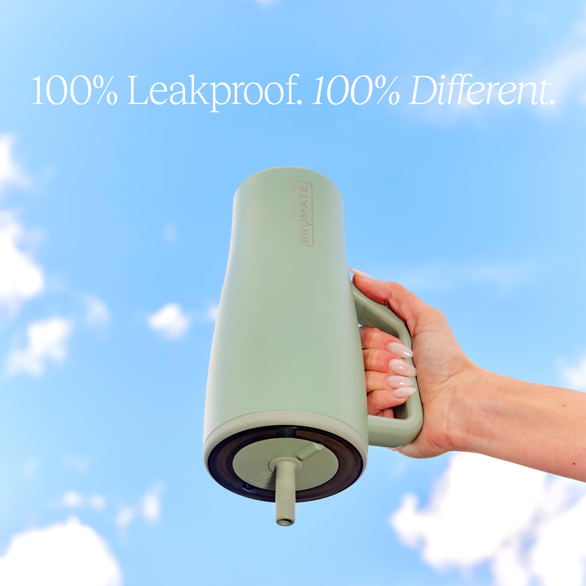 BrüMate comparaison taille 40 oz démontrant grande capacité pratique