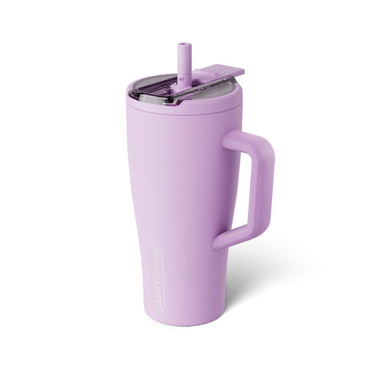 BrüMate Era Flip face avant en lavande montrant design élégant et prise confortable
