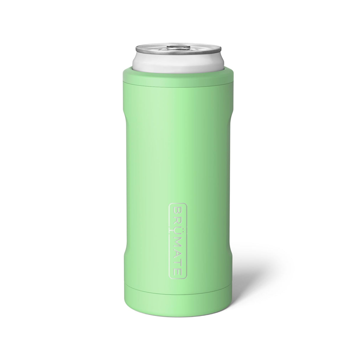 BrüMate vue avant du Hopsulator Slim gardant la canette froide