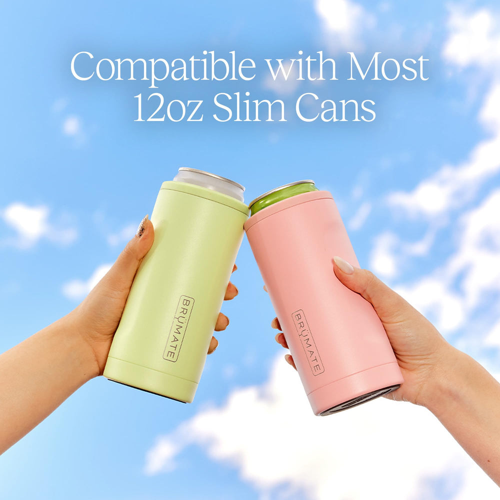 BrüMate Hopsulator Slim avec canette slim insérée gardant boisson froide et stable