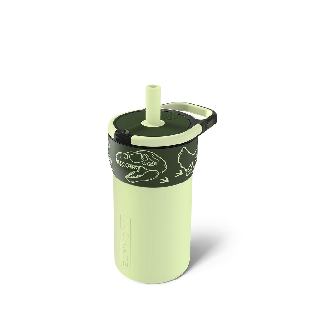 BrüMate Leap Dinos face avant montrant design et manche, pratique pour enfants