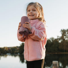 BrüMate Leap Dinos paille silicone souple, confortable et sécurisante pour enfants
