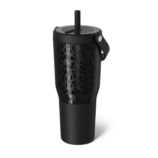 BrüMate Resa Onyx Leopard face avant montrant le design et la finition élégante
