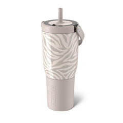 BrüMate Resa face avant Zebra montrant l'étanchéité et le design