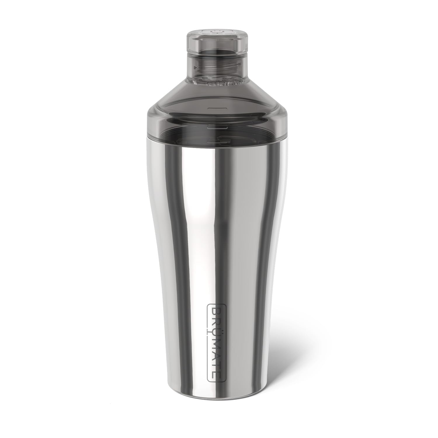 BrüMate shaker 22oz face avant en acier poli montrant son esthétique élégante et durable