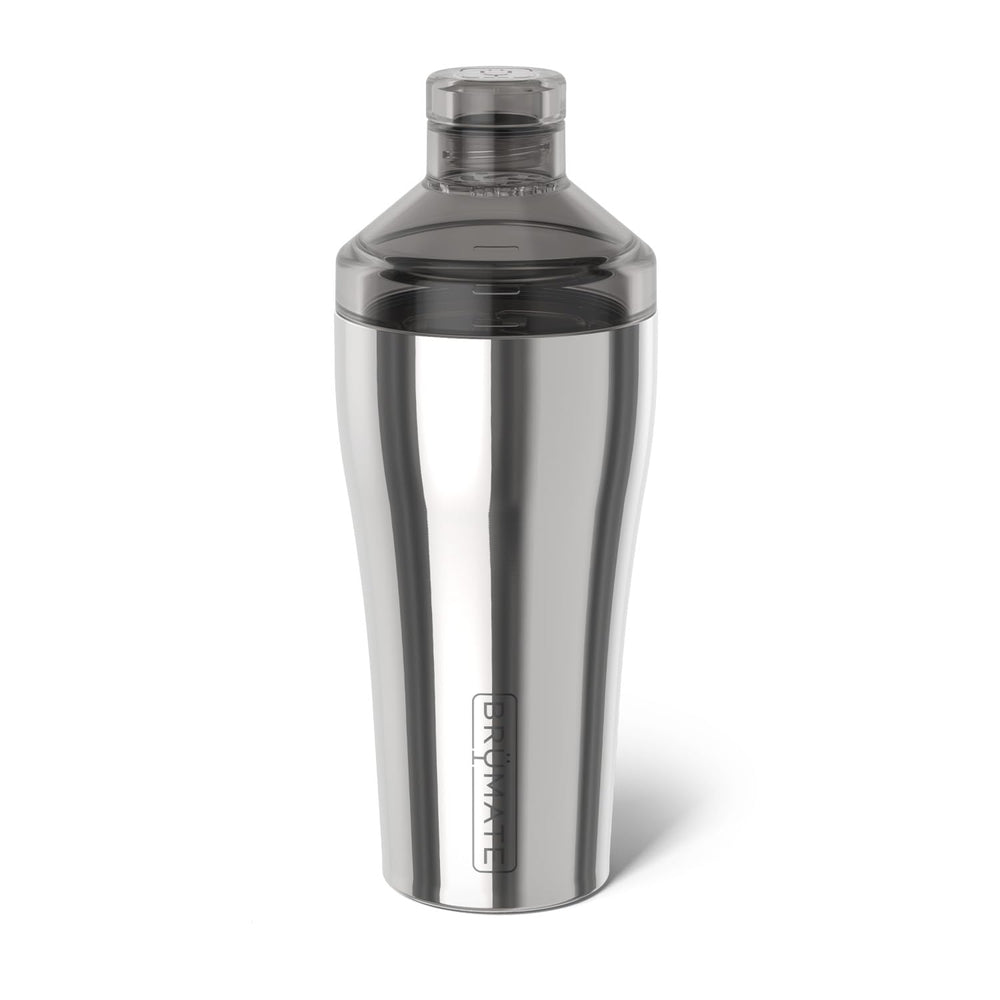 BrüMate shaker 22oz face avant en acier poli montrant son esthétique élégante et durable