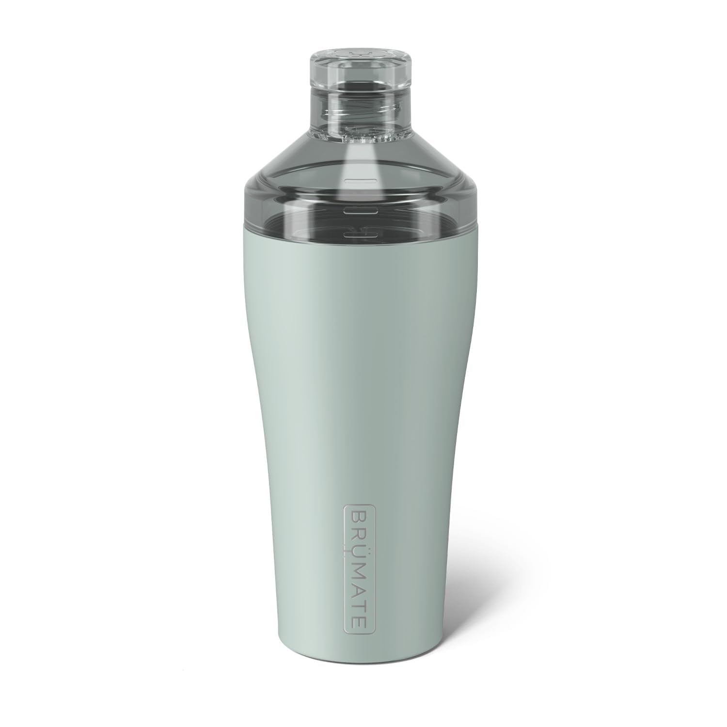 BrüMate shaker 22oz sage vue de face, design élégant et transport facile