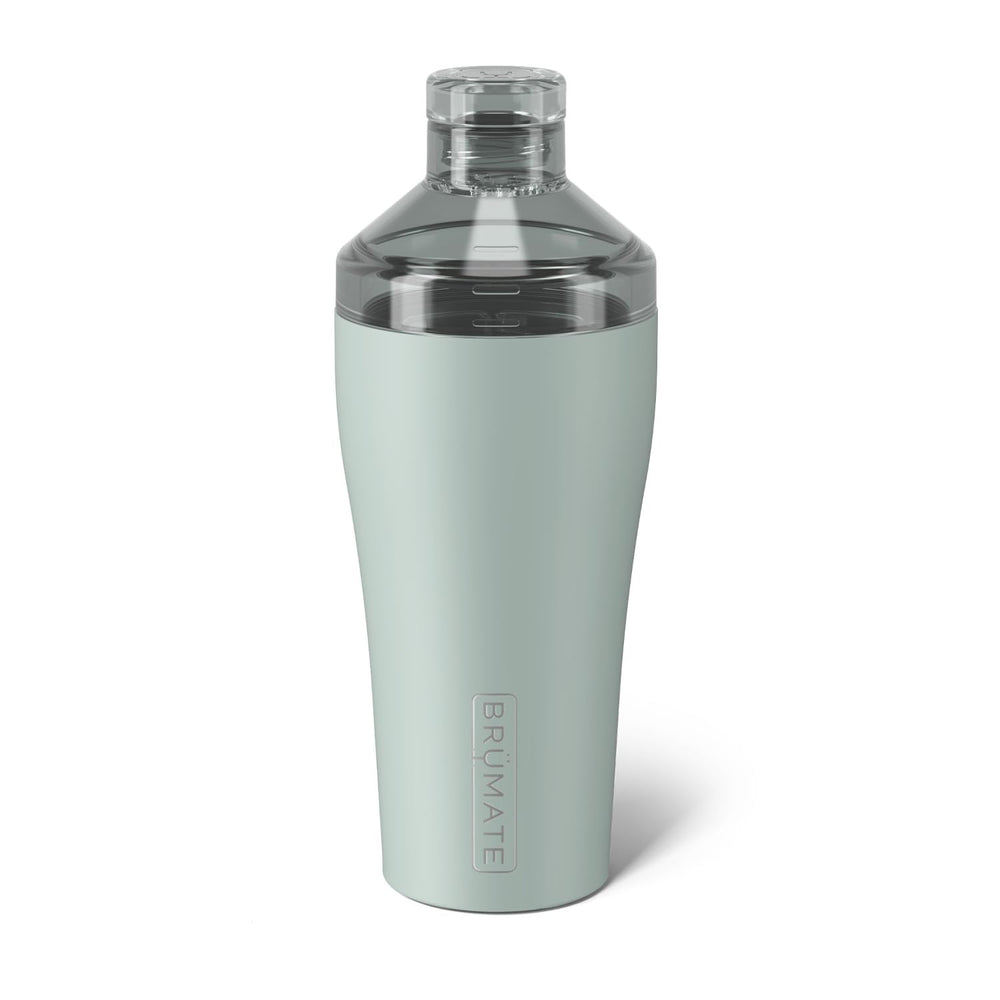 BrüMate shaker 22oz sage vue de face, design élégant et transport facile