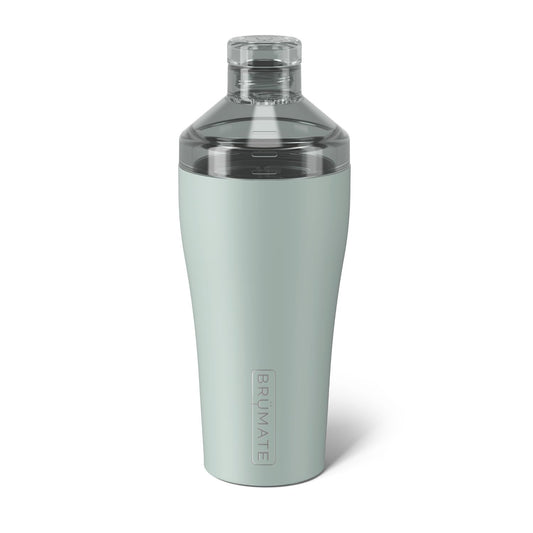 BrüMate shaker 22oz sage vue de face, design élégant et transport facile