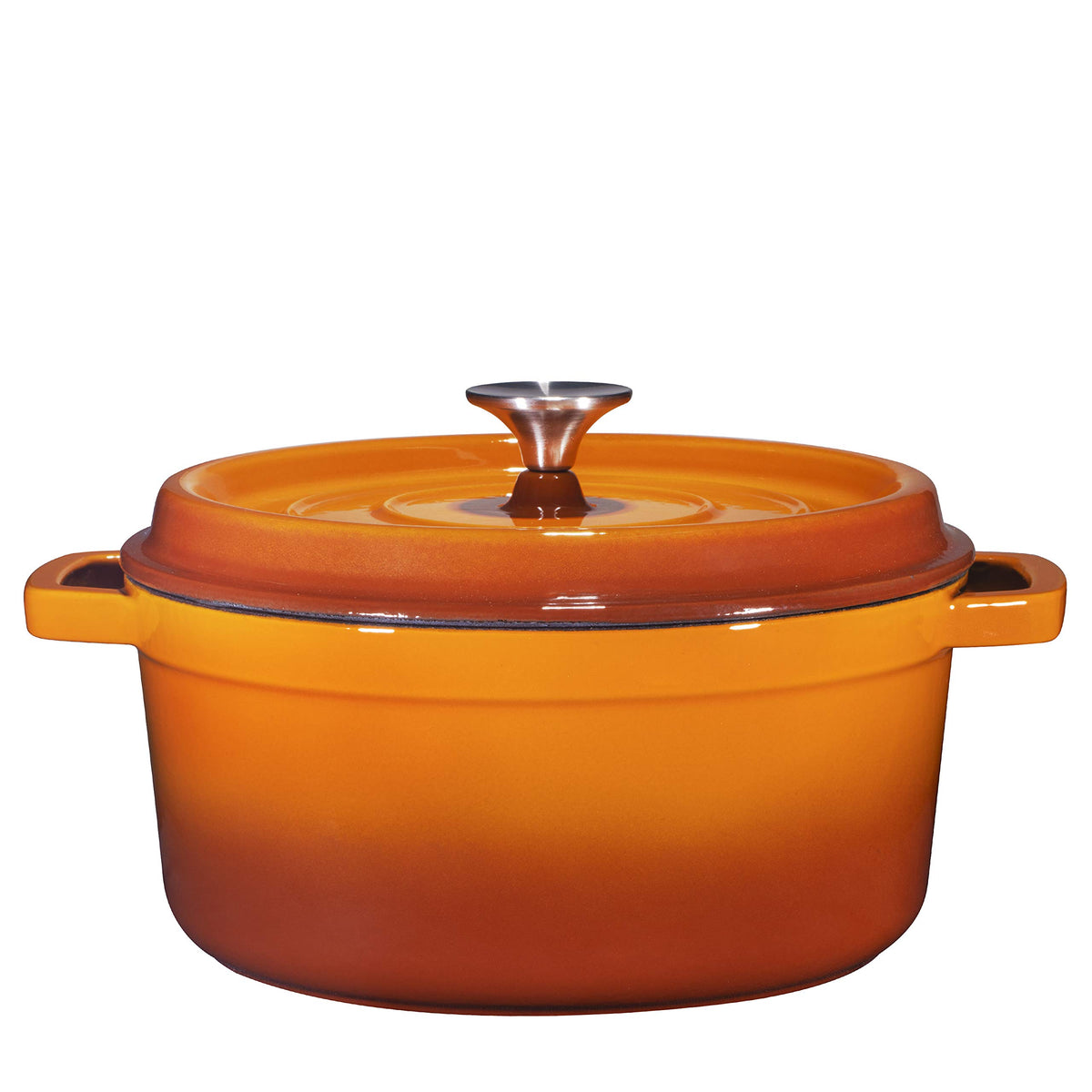 Bruntmor cocotte face avant couleur pumpkin spice montrant design et capacité