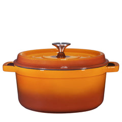 Bruntmor cocotte face avant couleur pumpkin spice montrant design et capacité