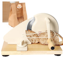 Brvclon face avant de la trancheuse montrant fixation stable et ergonomie