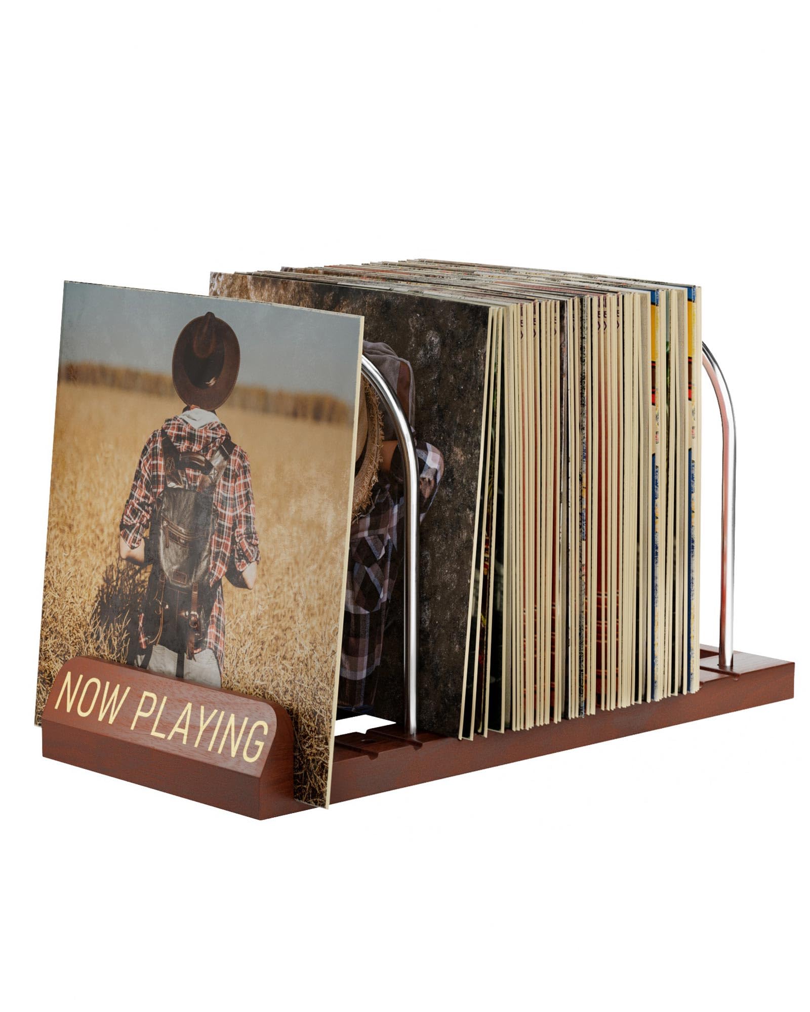 BS-VOG support disques face montrant une pochette en valeur