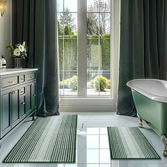 BSICPRO tapis devanture vert hunter absorbe excès d'eau