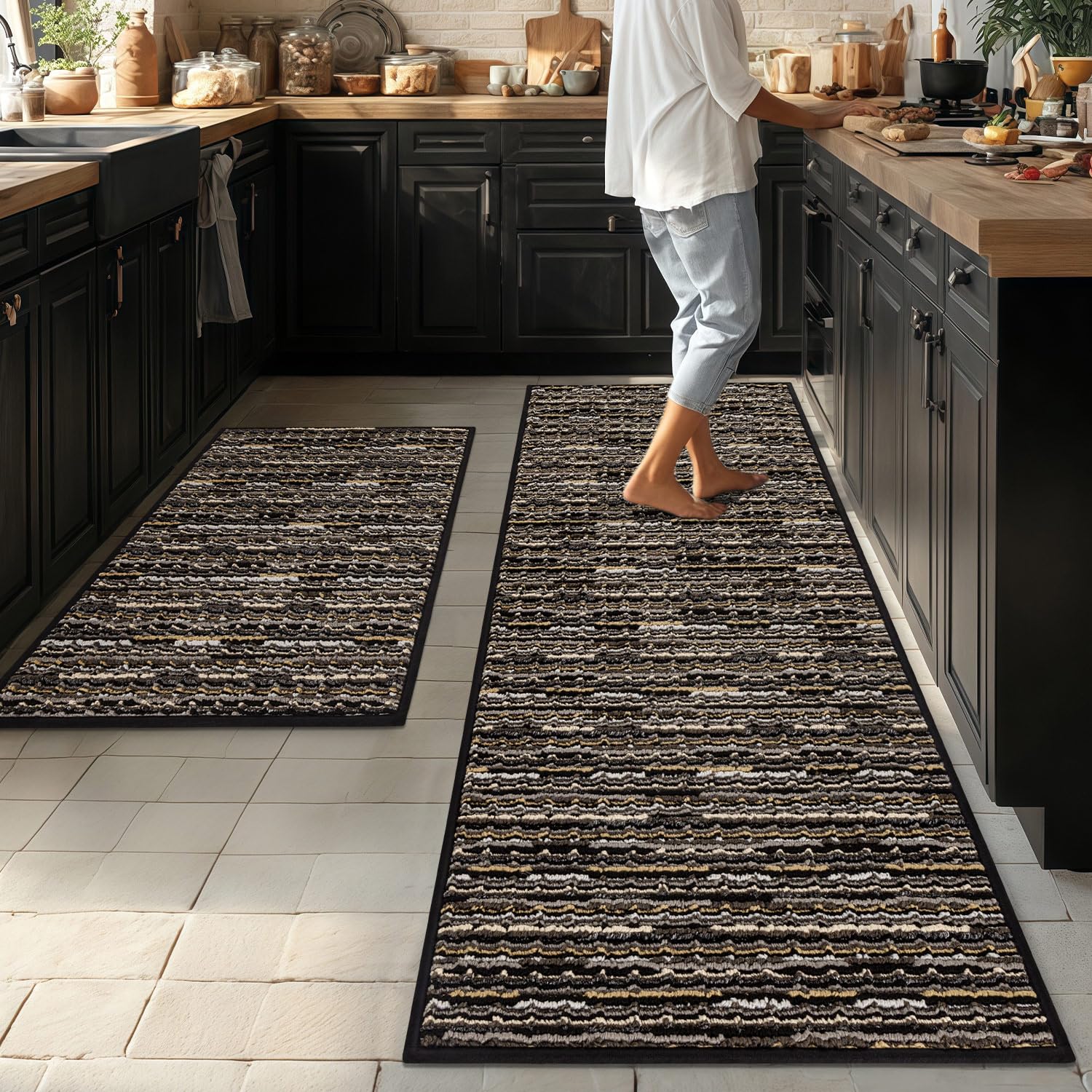 BSICPRO vue avant de l'ensemble de tapis, protection et élégance