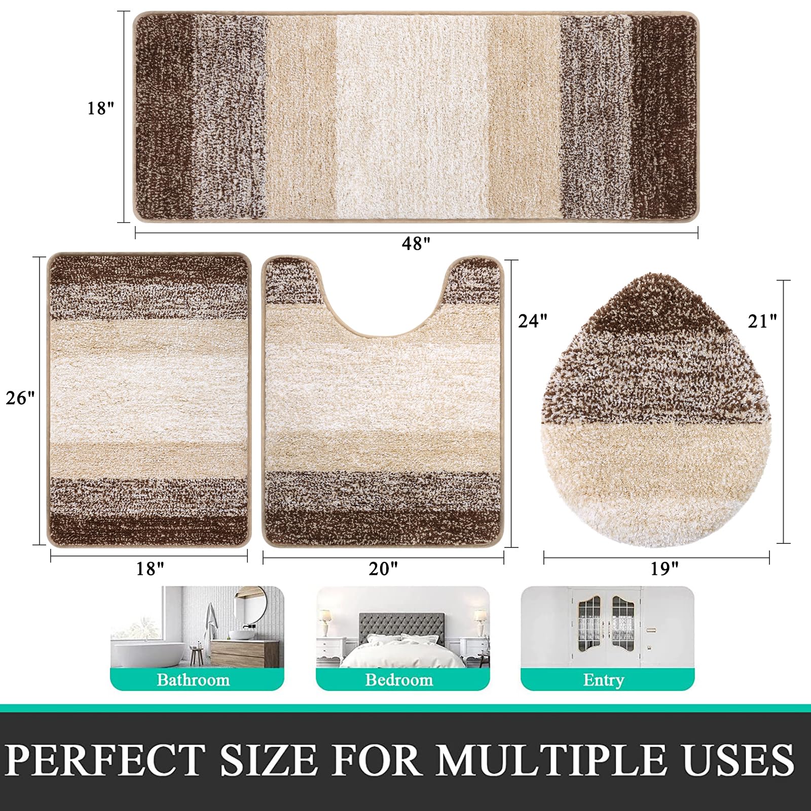 Bsmathom gros plan microfibre montrant douceur et absorption