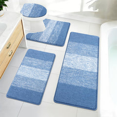 Bsmathom tapis devant baignoire bleu garantissant confort immédiat