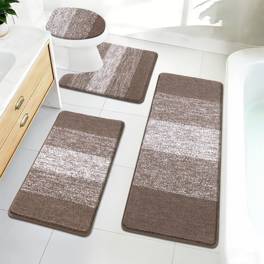 Bsmathom tapis devant baignoire absorbant et confortable