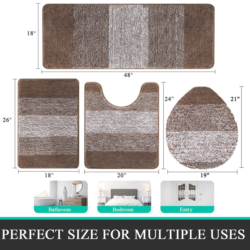 Bsmathom tapis utilisé devant lavabo pour sol protégé