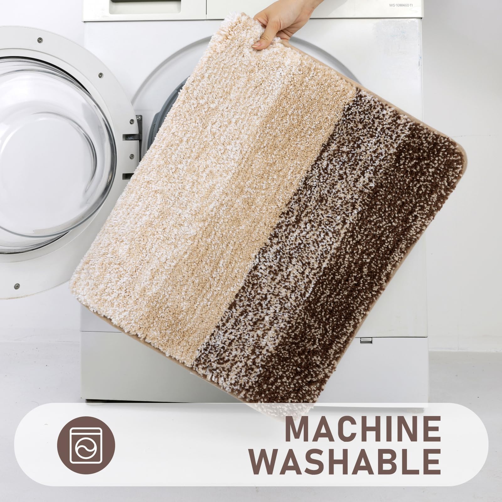 Bsmathom ensemble 4 pièces idéal pour coordonner la salle de bain