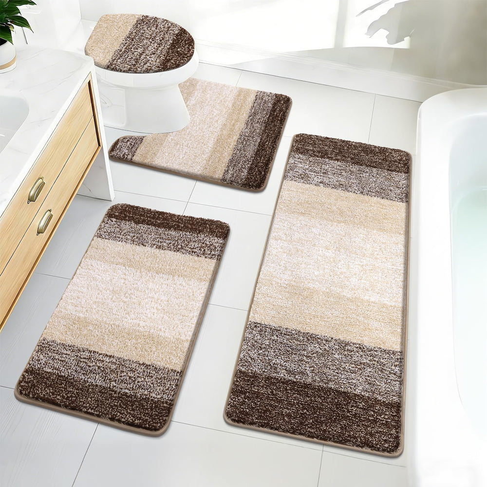 Bsmathom vue avant du tapis Dark Coffe offrant confort immédiat