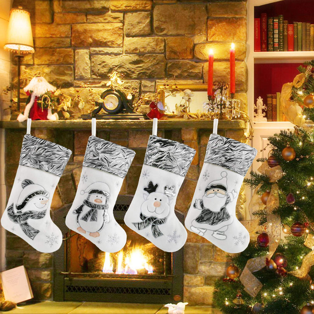BSTAOFY détail animaux (ours et pingouin) souriants, crée un décor enfantin convivial