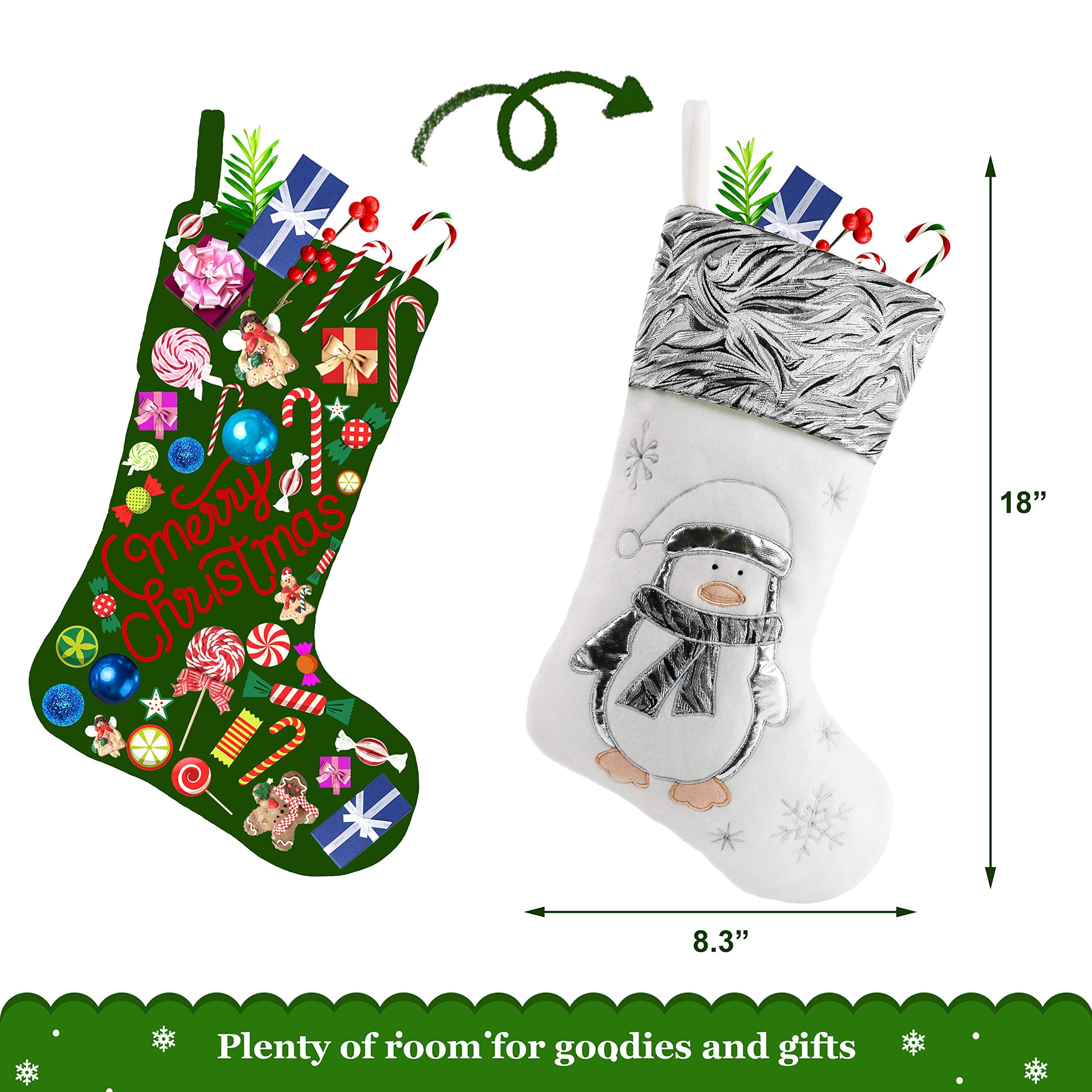 BSTAOFY gros plan motif Père Noël dans la neige, couleurs vives pour ambiance joyeuse