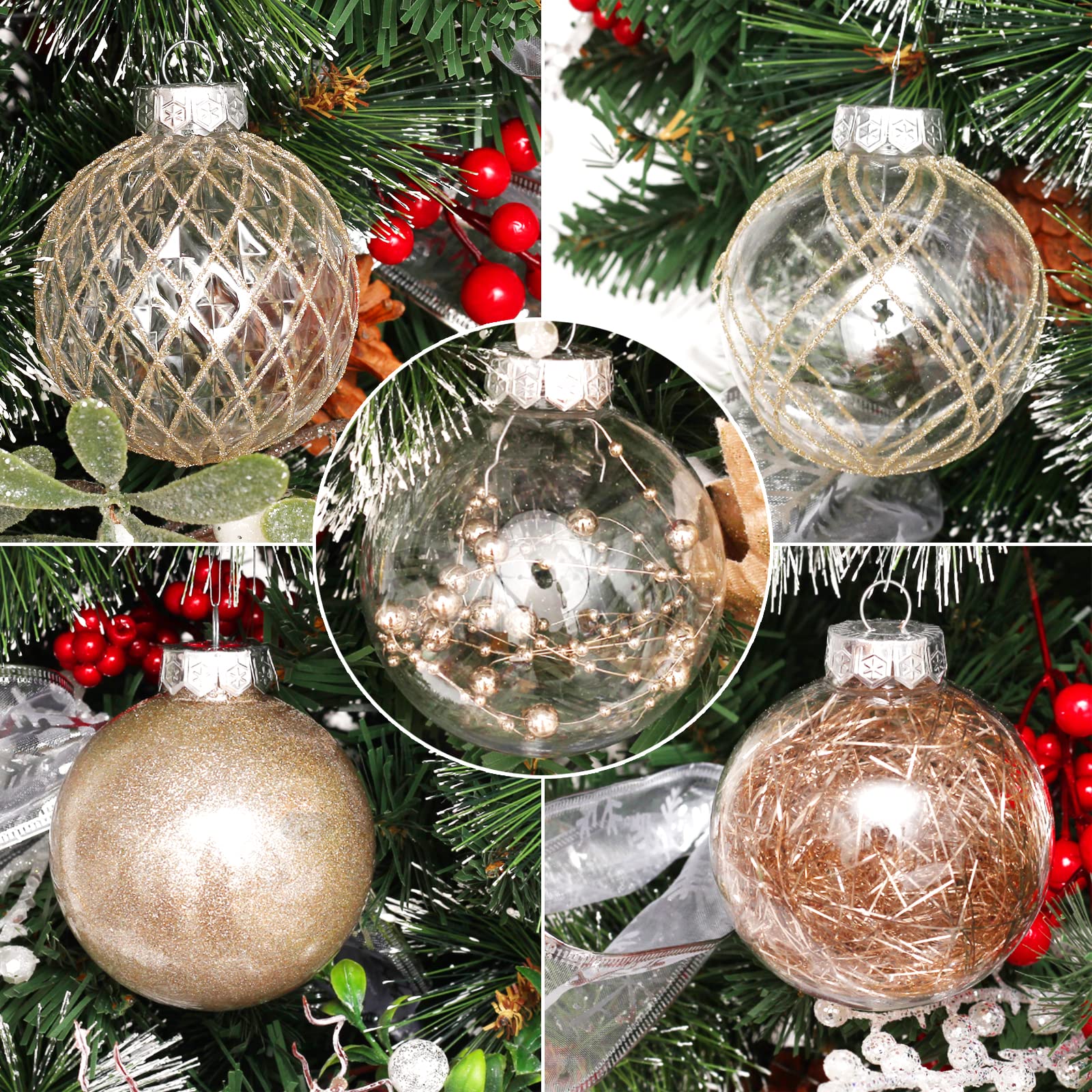 BSTDECOR boules utilisées en centre de table pour élégance