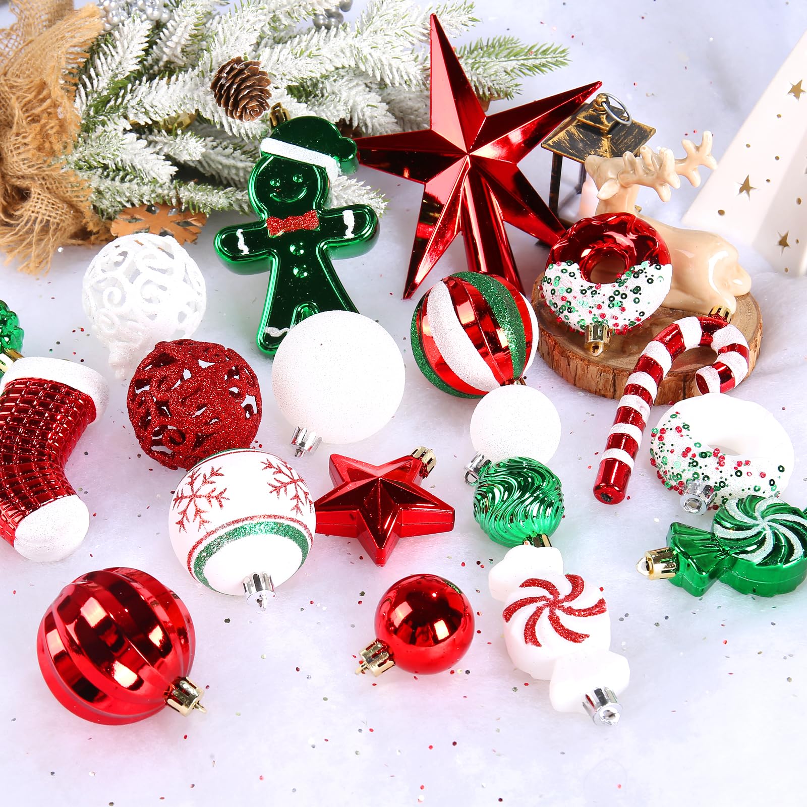 BSTDECOR packaging ouvert montrant tout le contenu, rangement ordonné