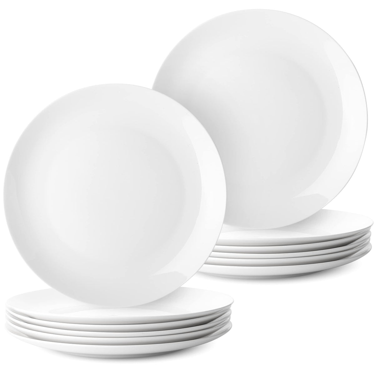 BTaT assiette face montrant design blanc épuré et présentation soignée