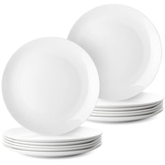 BTaT assiette face montrant design blanc épuré et présentation soignée