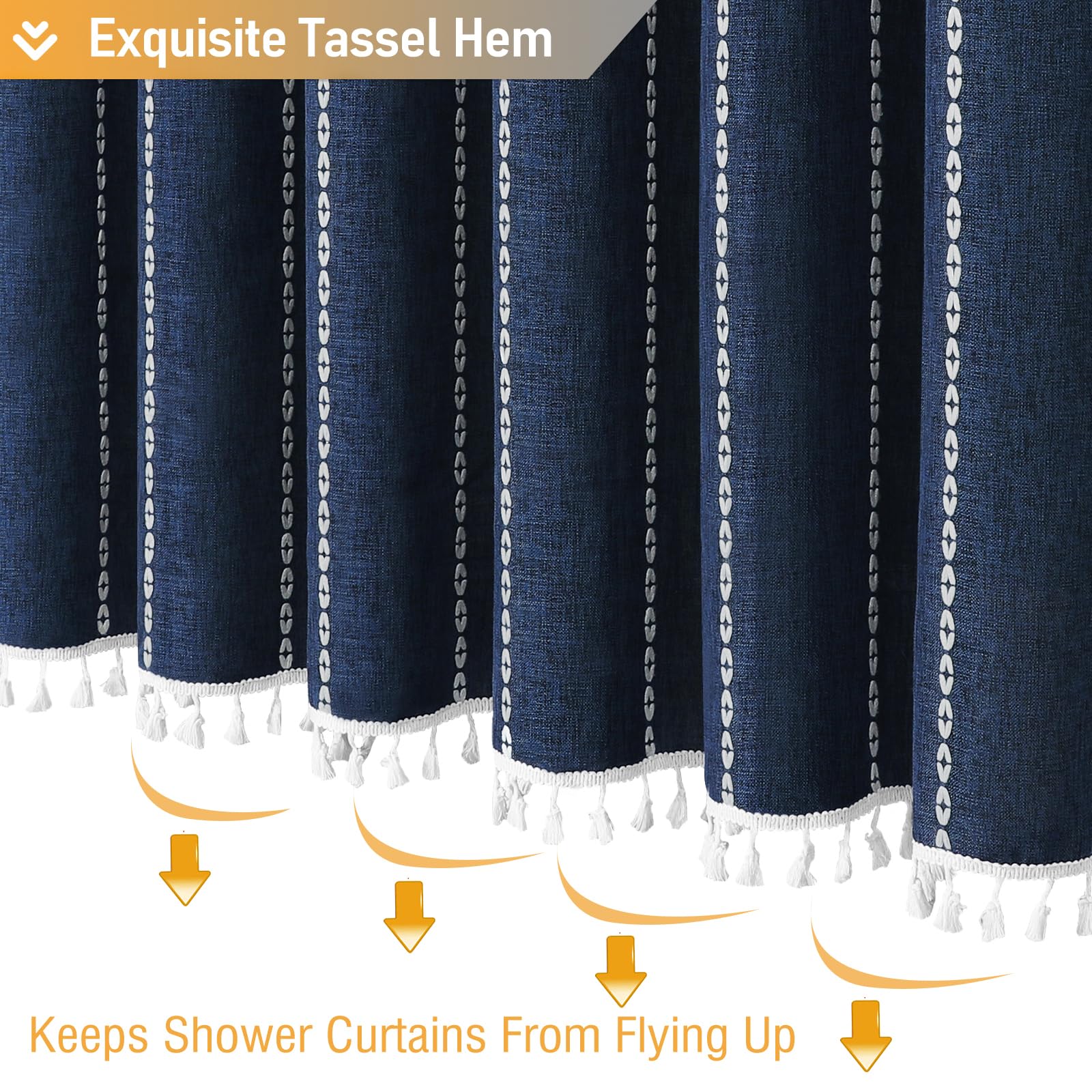 BTTN texture du mélange lin 330GSM révélant épaisseur durable et toucher doux