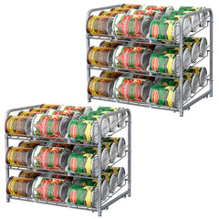 BTY vue de face du rack empilable montrant rangée organisée et gain d'espace