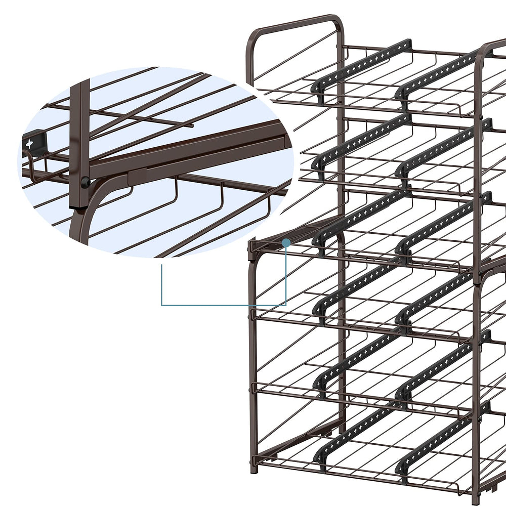 BTY détail des séparateurs modulables offrant rangement adaptable