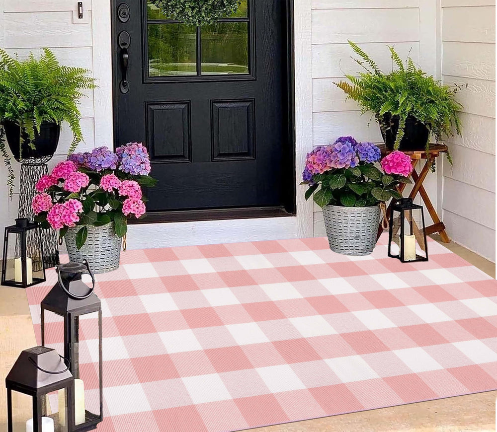 BUAGETUP tapis en usage sur porche accueillant les visiteurs