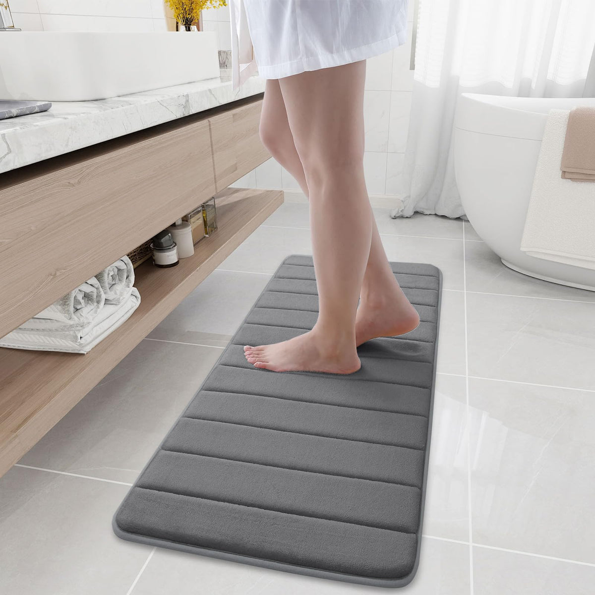 Buganda tapis vue frontale montrant douceur et design confortable