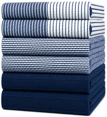 Bumble Towels emballage avant montrant le lot bleu marine et le sac cadeau inclus