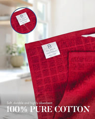 Bumble Towels comparaison avec une main, dimension 16x28 pratique