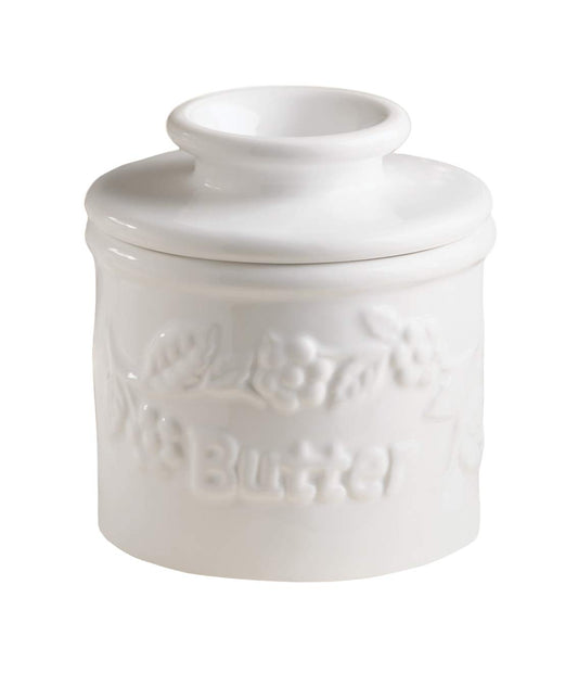 Butter Bell montrant la face avant avec motif floral, élégance décorative