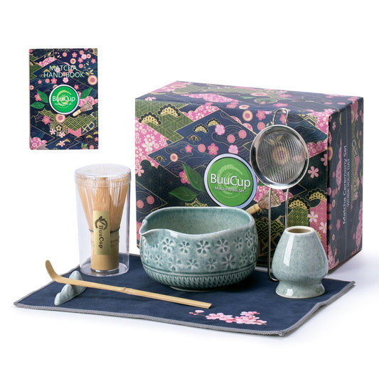 Buucup bol céramique devant montrant motif fleur de cerisier et finition élégante
