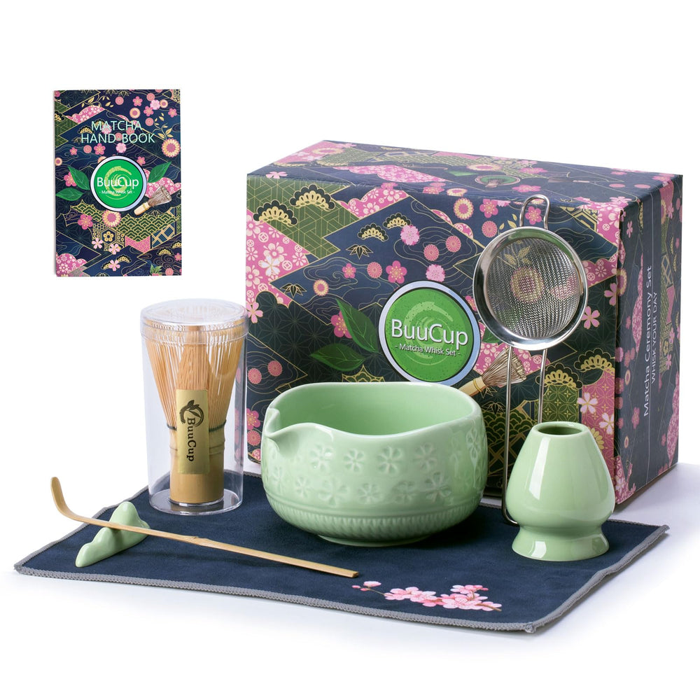 Buucup bol en céramique face avant montrant motif fleurs de cerisier et élégance
