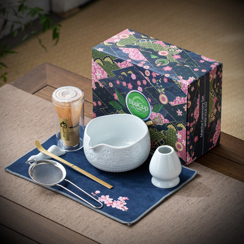 Buucup serviette fleur de cerisier et emballage cadeau, présentation soignée