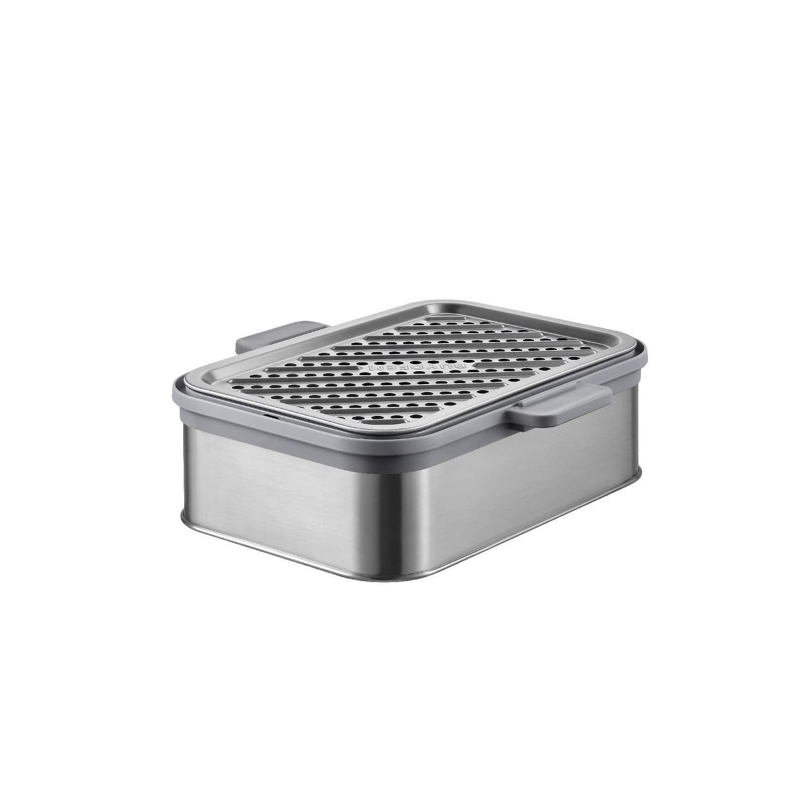 BUYDEEM panier double avant montrant capacité et adaptabilité pour cuire deux plats