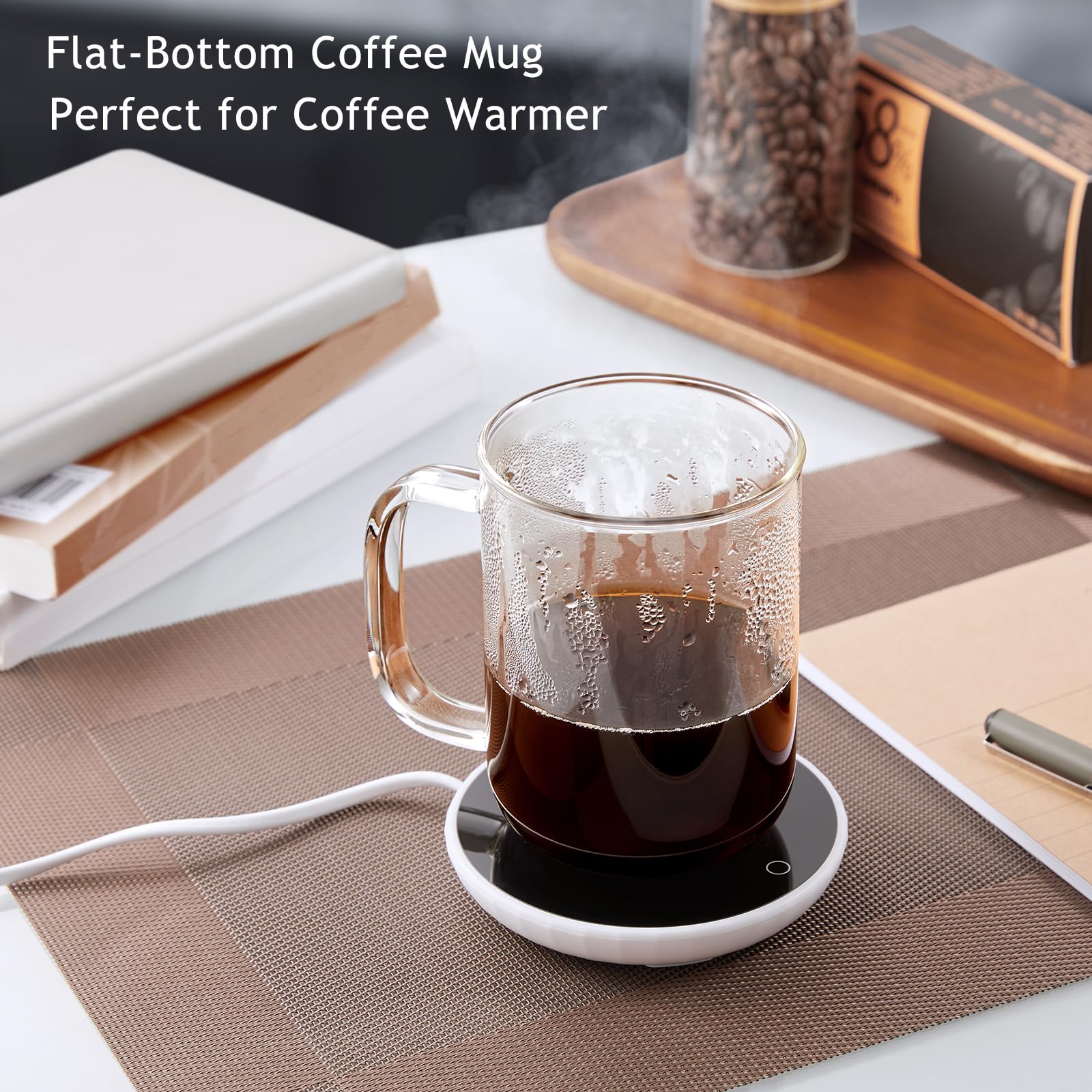 BWODYAY détail du verre borosilicate illustrant clarté et résistance thermique