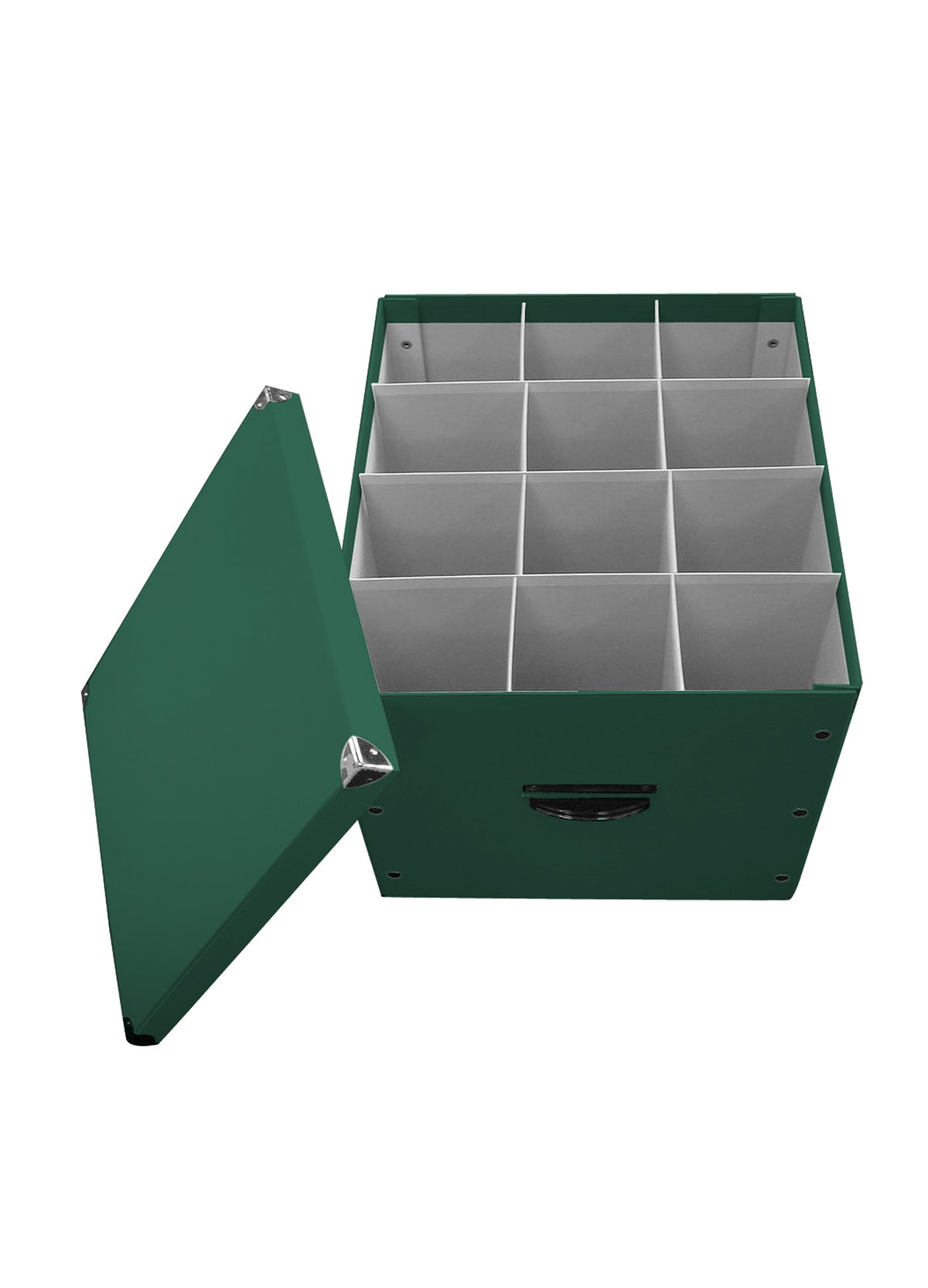 Byers' Choice boîte face avant montrant le coffret fermé et sa protection vinyle