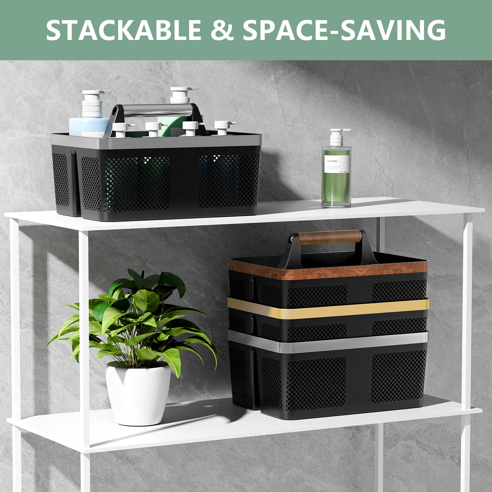 BYUNER vue des trois compartiments séparant produits et accessoires