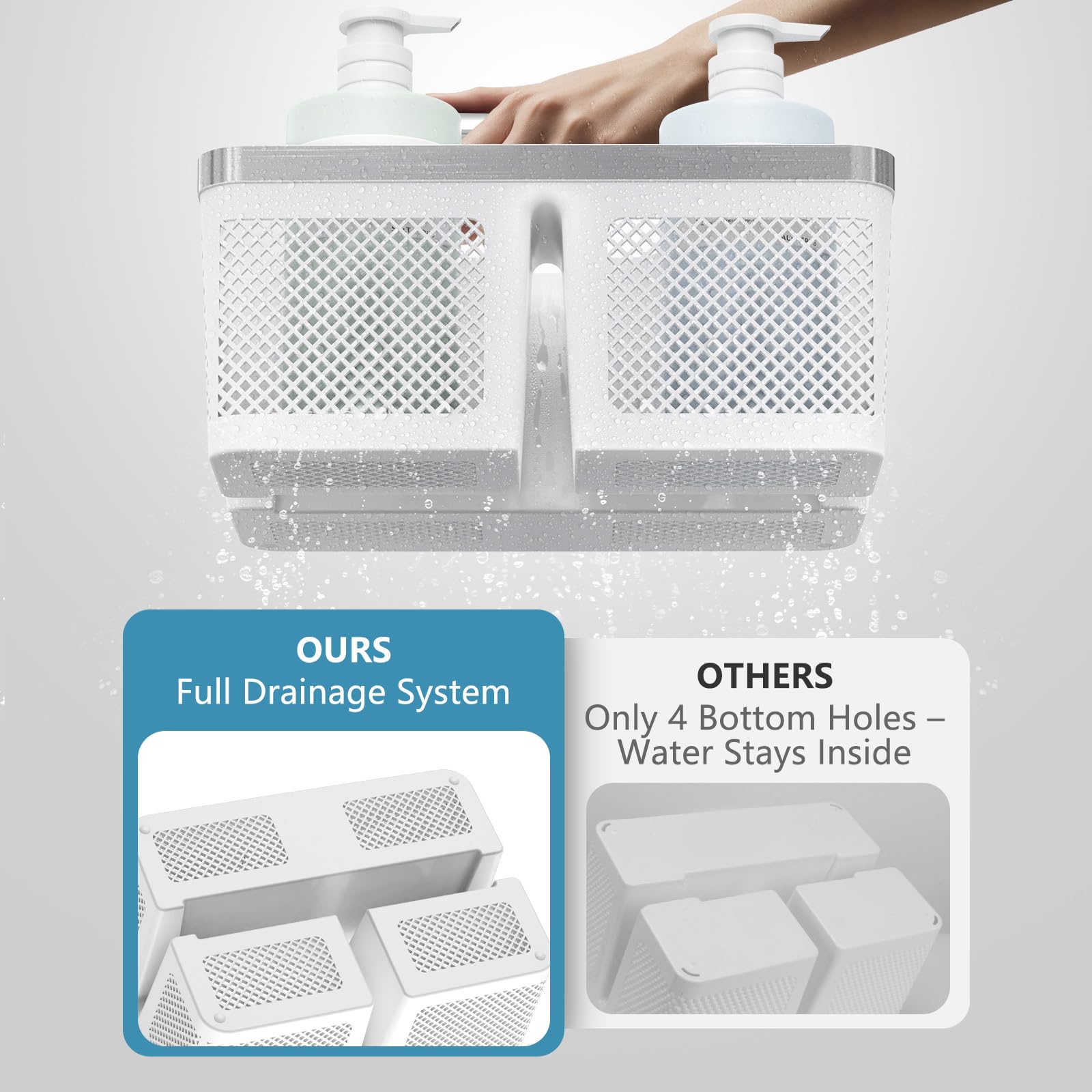 BYUNER perforations au fond assurant drainage et séchage rapide