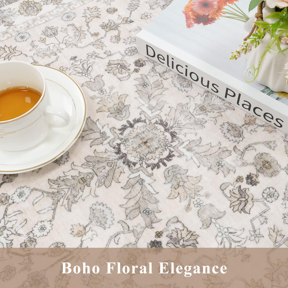 BYYVOO tapis dans cuisine décor boho ajoutant chaleur et style