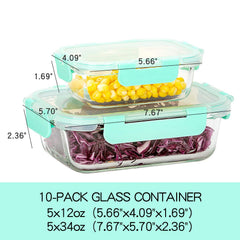 C CREST contenants ouverts avec couvercles illustrant polyvalence repas